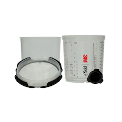 3M 7100284557 Standard Spray Cup System Kit, 22 fl-oz Container