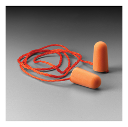 3M 7100099848 Earplugs, 29 dB Noise Reduction, Tapered Shape, CSA Class AL, Disposable, Corded Design