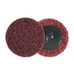 3M 7000021280 SC-DR Disc, 1 in Dia Disc, Medium Grade, Aluminum Oxide Abrasive, TR Attachment