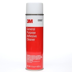 3M 7000045467 08987 Adhesive Cleaner, 15 oz Can, Transparent, Aerosol Spray Form