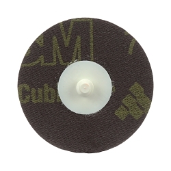 3M 7000045622 777F Disc, 1 in Dia Disc, P120 Grit, Ceramic Abrasive, TR Attachment
