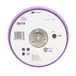 3M 7000119757 5778 Pad, 6 in Dia Pad, Hook and Loop Attachment