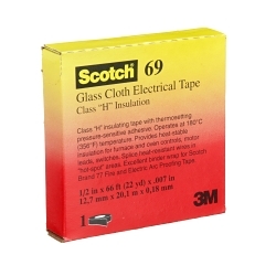 3M 7000145501 Tape, 22 yd L 0.5 in W, 7 mil THK, Silicone Adhesive, White