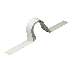 3M 7100049685 8310 Tape, 17 in L 1 in W, 3.1 mil THK, Synthetic Rubber Adhesive, Polypropylene Film Backing, White