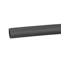 3M 7010350253 E30.250BK6 Tubing, 0.125 in ID Recovered, 6 in L, Polyolefin, Black