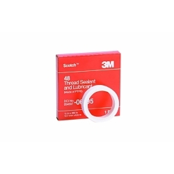 Scotch 7000057505 Special Use Pipe Sealant Tape, 36 yd L 0.5 in W 0.76 mm THK, PTFE
