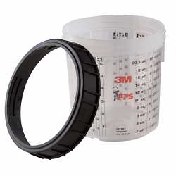3M 7100003286 Standard Size Cup and Collar, 22 fl-oz Container