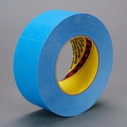 3M 7100028021 R3187 Strong Single Coated Tape, 55 m L 36 mm W, 7.5 mil THK, Blue