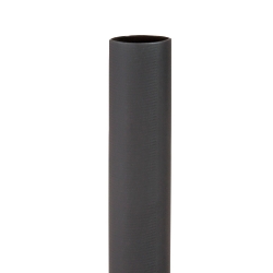 3M 7000133616 E30.500BK48 Tubing, 0.16 in ID Recovered, 48 in L, Polyolefin, Black
