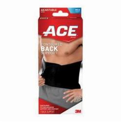 ACE 7010292860 Adjustable Contoured Back Support, Adjustable, Black