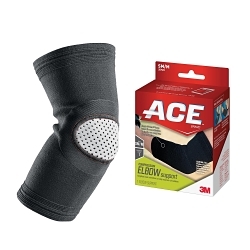 ACE 7100131774 207523 Compression Elbow Support, S/M, Neoprene, Black