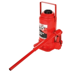 AFF 3520 Heavy Duty Manual Bottle Jack, 20 ton Lifting, 9-5/8 in H Min Lifting, 6-3/4 x 6-1/4 in Base