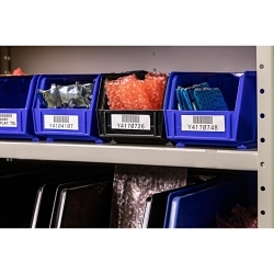 Brady MC-1500-595-WT-BK M Series Label Maker Cartridge, 25 ft L x 1-1/2 in W, For Use With BMP 53 and BMP 51 Label Maker, B-595 Vinyl, Black on White