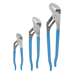 Channellock GS-3D Plier Set, Tongue and Groove, 3 Pieces