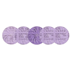 Cubitron II 7010327612 775L Disc, 5 in Dia Disc, 220+ Grit, Precision Shaped Ceramic Abrasive, Film Backing