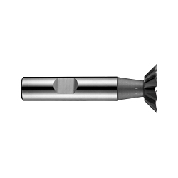 Dormer 5985782 C830 Type N Dovetail Cutter, 12 mm Dia Cutter, 3.5 mm W Cutting, 10 mm Dia Weldon Shank, 45 deg Included, 54 mm OAL