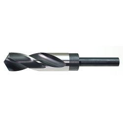 Drillco 1000A140 Imperial Silver and Deming Drill, 5/8 in Drill - Fraction, 0.625 in Drill - Decimal Inch, 1/2 in Shank, HSS