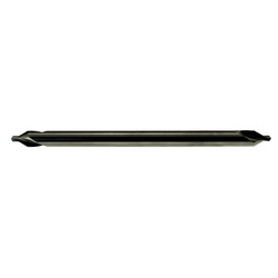 Drillco 35E005B 3575E Imperial Long Length Plain Combined Drill and Countersink, 3/16 in Drill - Fraction, 0.1875 in Drill - Decimal Inch, 60 deg Included Angle, 60 deg Point Angle, HSS, Bright