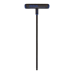 Eklind 64880 Power-T Ball End Hex Key, Hex Drive, Cushion T-Handle Handle, ANSI B18.3, Alloy Steel, Black Oxide