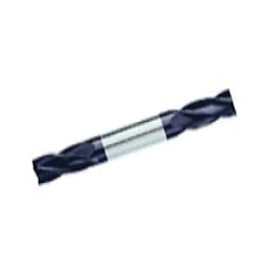GARR 06667 Center Cutting Stub Length Double End Square End End Mill, 12 mm Dia Cutter, 16 mm Length of Cut, 4 Flutes, 12 mm Dia Shank, 75 mm OAL, TiAlN Coated