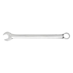 GEARWRENCH 81661 Long Length Open End Combination Wrench, 13/16 in Wrench, 12 Points, 15 deg Offset, 11.827 in OAL, Premium Alloy Steel, Polished Chrome