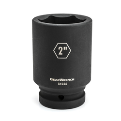 GEARWRENCH 84263 Socket, 1 in Hex Drive, 1-13/16 in Deep Socket, 6 Points