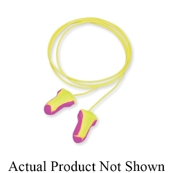 Howard Leight LL-30 Laser Lite Corded Single Use Ear Plug, 32 dB Noise Reduction, Contoured T-Shape Shape