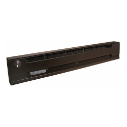 TPI G2911072C 2900C 1-Phase Heavy Duty Standard Electric Baseboard Convection Heater, 3825 Btu/hr Capacity, 277 V AC, 1125 W Power Rating, Wall Mount