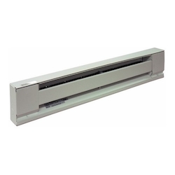 TPI G2920096S 2900S 1-Phase Standard Electric Baseboard Convection Heater, 6826/5100 Btu/hr Capacity, 240/277 V AC, 2000/1500 W Power Rating, Wall Mount