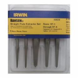 Irwin Hanson 53635 536 Straight Screw Extractor Set, 5 Pieces