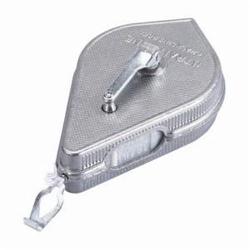 Irwin Strait-Line 63950 Chalk Line Reel, 50 ft L Nylon/Polyester Line, 2 oz Chalk, Slide Fill Open Door, Ergonomic Folding Crank Handle