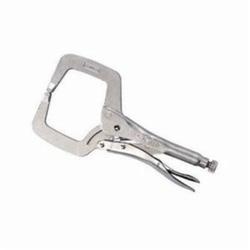Irwin Vise-Grip 17 6R Regular Locking C-Clamp, Nickel Plated, 1-1/2 in D Throat, 2-1/8 in Jaw Opening, 6 in L Jaw, Heat Treated Alloy Steel