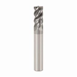 Seco JABRO Solid2 02810445 Solid2 JS554 High Performance Single End Universal End Mill, 20 mm Dia Cutter, 3.1 mm Corner Radius, 42 mm Length of Cut, 4 Flutes, 20 mm Dia Shank, 100 mm OAL, SIRON-A/PVD Coated