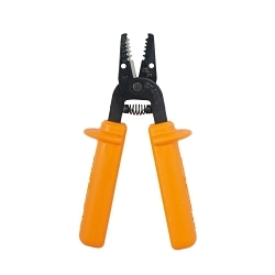 Klein 11045-INS Wire Stripper, 18 to 10 AWG Solid Cable, 7 in OAL, Steel Body