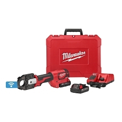 Milwaukee M18 FORCE LOGIC 2679-22 Cordless Crimper Tool Kit, 6 ton Crimping, 18 V DC, Li-Ion Battery, 14 in OAL