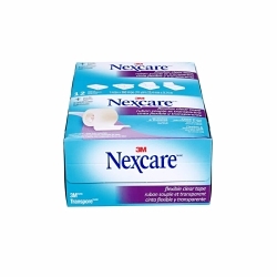 Nexcare 7000052481 527-P1 Flexible Tape, 10 yd L 1 in W, Transparent