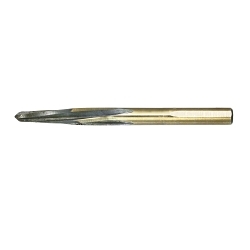 Nitro 427N148 4275N Construction Reamer, Imperial, 3/4 in Dia x 6-7/8 in L, 1/2 in Dia 3-Flat Shank, Spiral Flute
