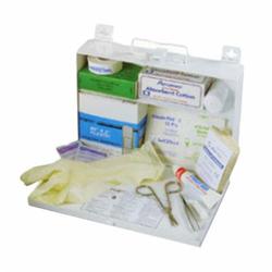 North 340025F Bulk Standard Fill First Aid Kit With Logo, Steel Case, 10-1/2 in H x 7-1/4 in W x 2-1/2 in D