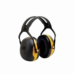 Peltor 7000104071 X Series Noise Reduction Earmuff, 24 dB Noise Reduction, Black/Yellow, Over The Head Band Position, CSA Class A