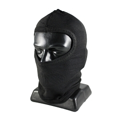 PIP 202-101 Single Layer Flame Resistant Balaclava, Universal, Black, 15-3/4 in L, Nomex, Full Face Closure