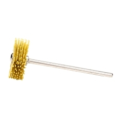 Scotch-Brite 7000000757 RB-ZB Bristle Brush, 0.75 in Dia Brush, 80 Grit