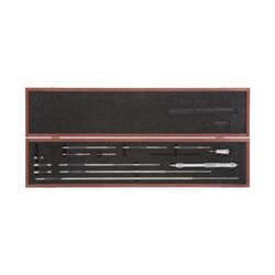 Starrett 124DZ Solid Rod Inside Micrometer, 2 to 32 in, Graduations: 0.001 in, Steel