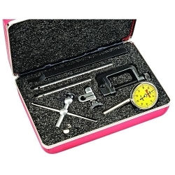 Starrett 196MB1 196 Series Universal Back Plunger Dial Indicator, 5 mm, 0 to 100 Dial Reading, 0.02 mm, 1.45 in Dial