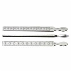 Starrett 270 Taper Gauge, 0.01 to 0.15 in Measuring, Graduations 0.001 in, 6-1/4 in L, Tool Steel