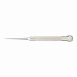 Starrett 70B Pocket Scriber With 2-7/8 in Long Point, Steel Taper Tip, Knurled Grip Handle, 5-27/32 in L
