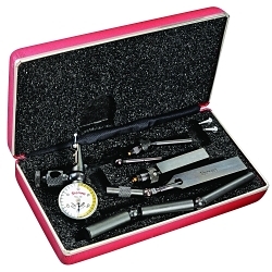 Starrett 711GCSZ 711 Last Word Shaded Dial Test Indicator, 0.03 in Measuring, 0 to 15 to 0 Dial Reading, Graduations 0.001 in, 15/16 in Dial, 5/32 in L Tip