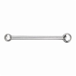 Starrett 828B Ball Contact, 1/4 in Dia Ball, For Use With S828 Wiggler/Center Finder, Steel