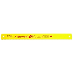 Starrett BS1410-6 Bluestripe Power Hacksaw Blade, 14 in L x 1-3/8 in W x 0.062 in THK, HSS-Co Cutting Edge, Alloy Steel Blade