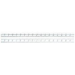 Starrett CB18-4R Combination Square Blade, 18 in L Carbon Steel Blade, 1 Pieces, #4R - 8ths, 16ths, Quick-Reading 32nds, 64ths Graduation