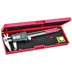 Starrett EC799A-6/150 EC799 Global Series Electronic Digital Caliper, 0 to 6 in, Graduations 0.0005 in, 5/8 in Inside x 1-1/2 in Outside D Jaw, Stainless Steel